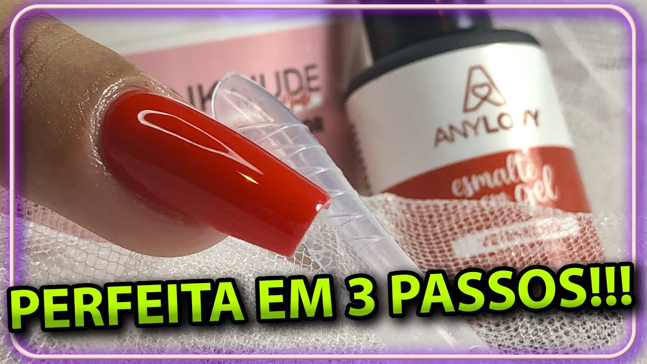 Esmaltação em Gel PERFEITA em 3 Passos Simples no MOLDE F1!