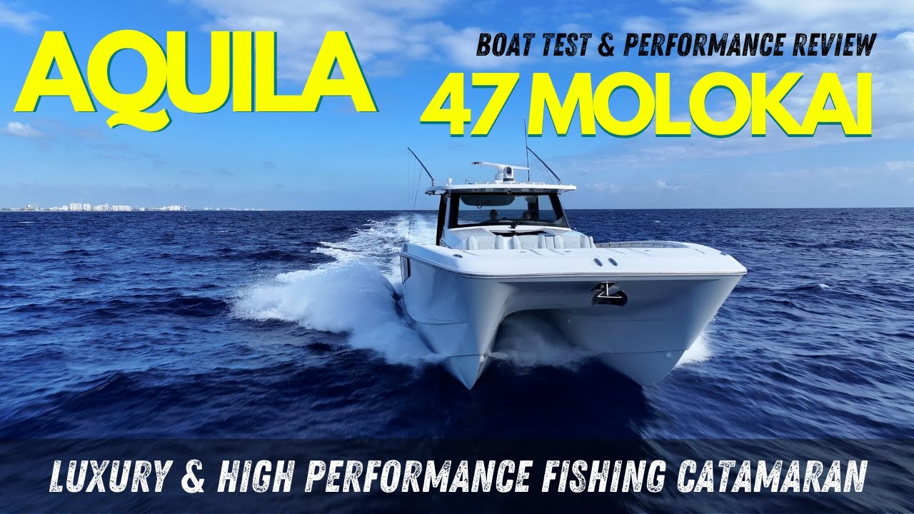 Aquila Molokai 47: тестирование моторного катамарана | BoatTEST
