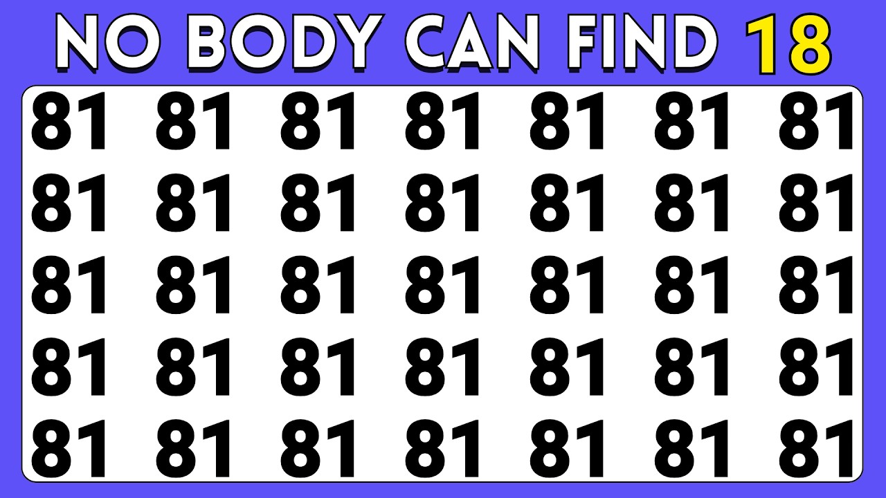Find The Odd Number And Letter Editions 💪👀| EXTREME Editions 2026