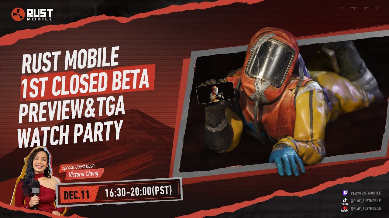Rust Mobile丨1st CLOSED BETA Preview & TGA Watch Party