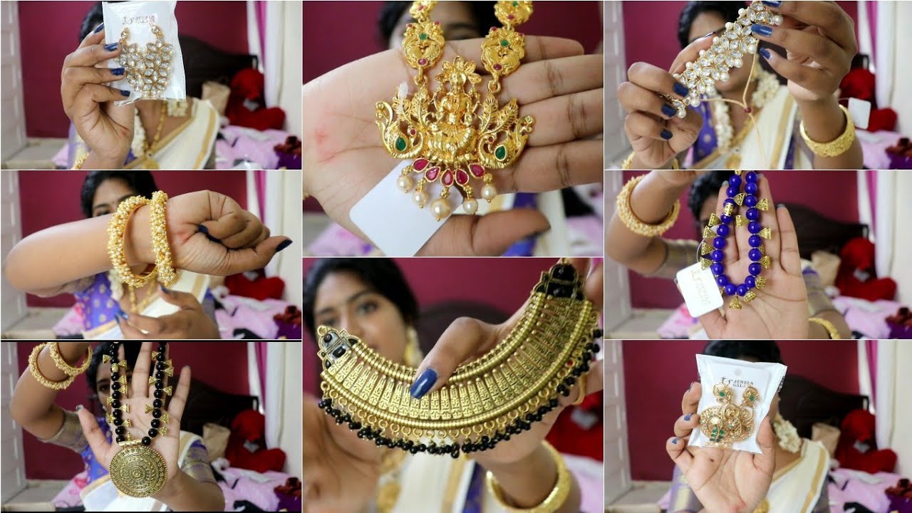 👑 Onam Traditional Jewellery Haul_ Amazon jewellery haul _Onam 2019_SimplyMyStyle Unni