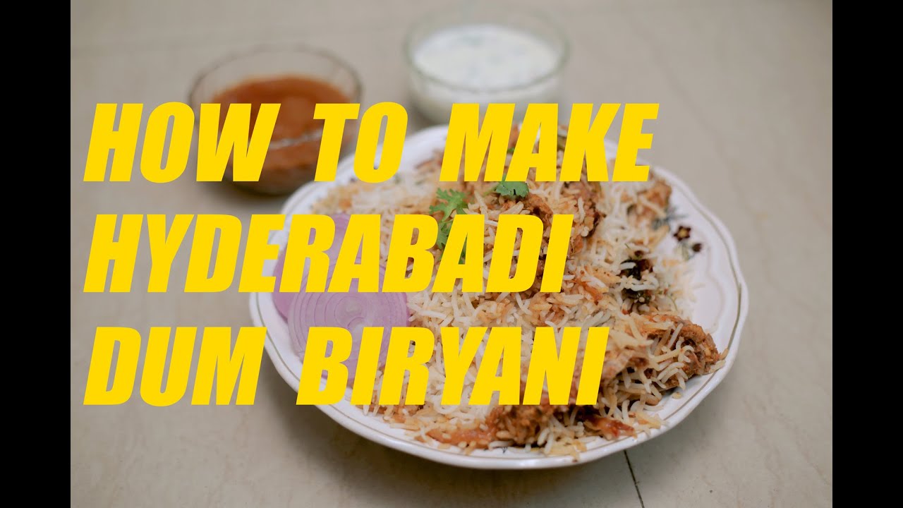 How to Make Restaurant Style Chicken Biryani /  Hyderabadi Biryani Recipe / ChefKit Photography