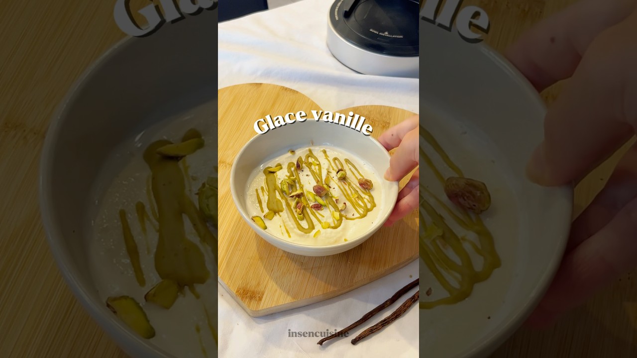 Recette glace vanille pistache Ninja creami deluxe 