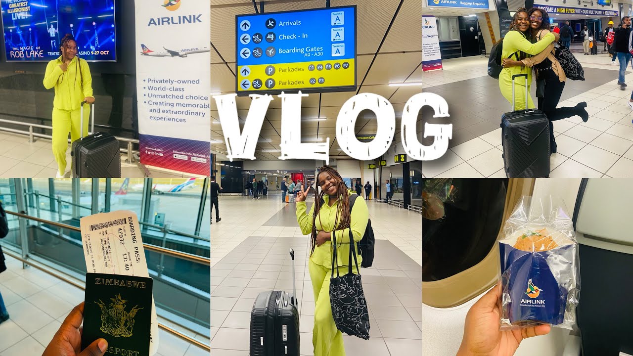 Travel Vlog | Flying From Cape Town to Joburg OR Tambo Airport | Zimbabwean Living in South Africa
