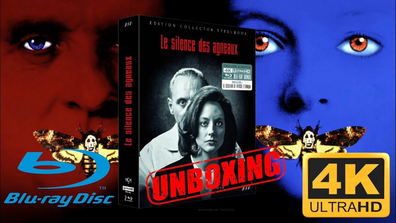 Le Silence des agneaux Édition Collector Limitée et Numérotée Steelbook Blu-ray 4K Ultra