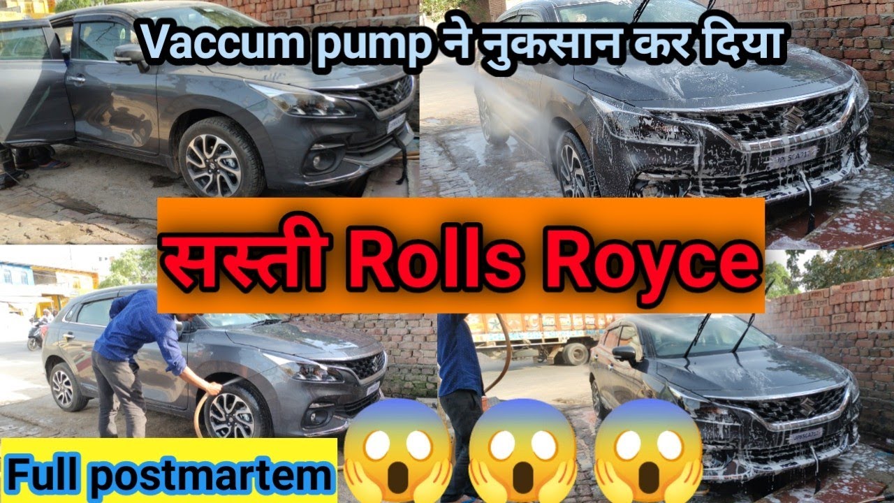 Wash our new baleno 2022 after a long trip 900km | New baleno top model alpha 2022