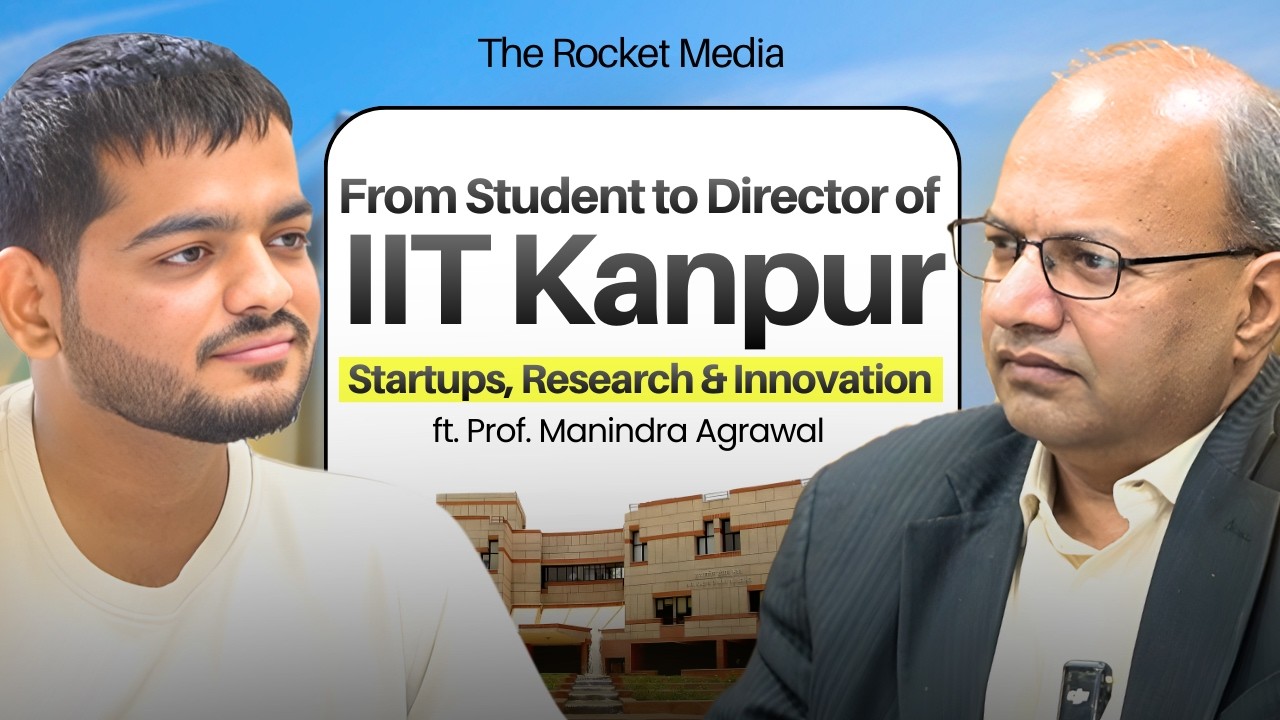IIT Kanpur Director on India’s Startup, Innovation & AI Future | Prof. Manindra Agrawal