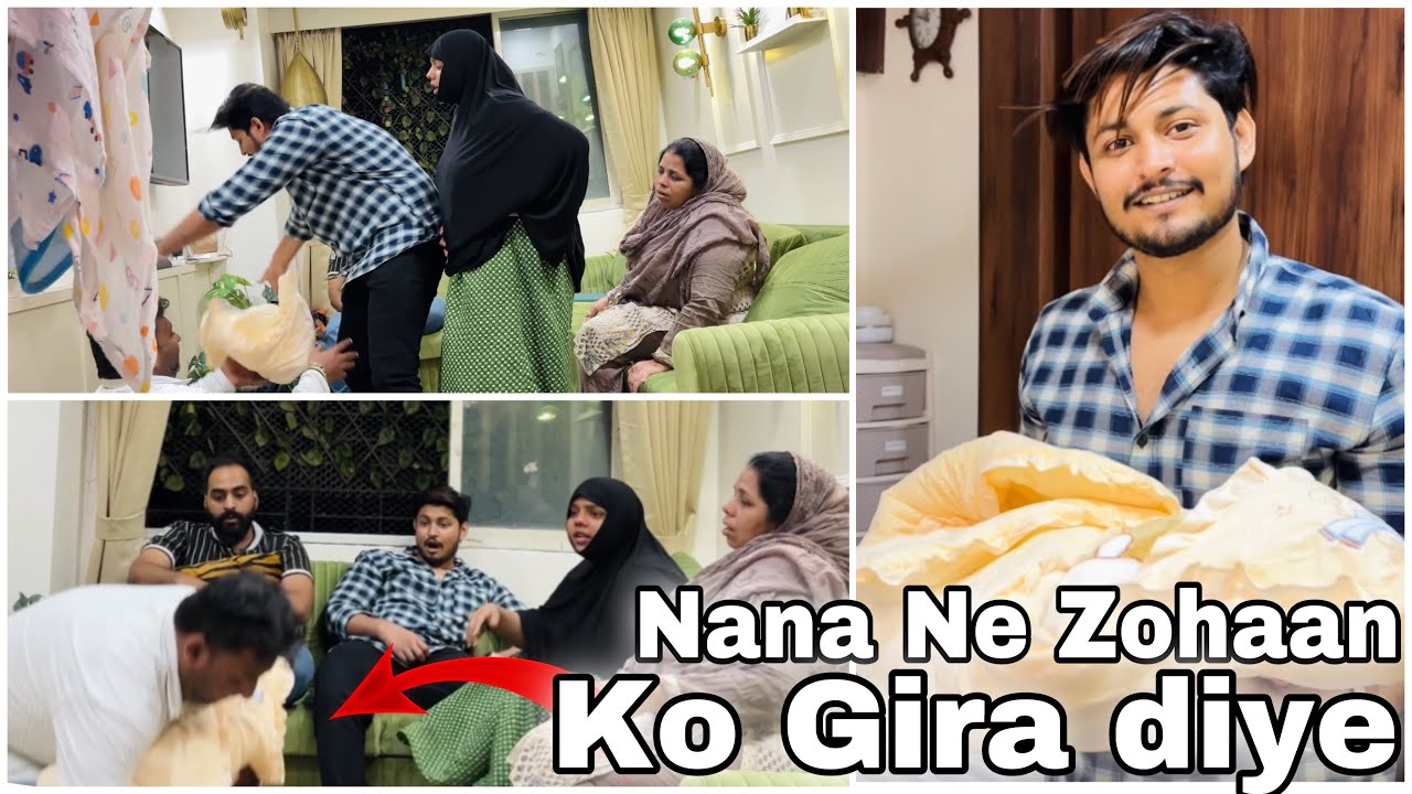 Prank on Nana aur Dady ne Zohaan Ko Gira Diye😱| Prank On Nida 🤣