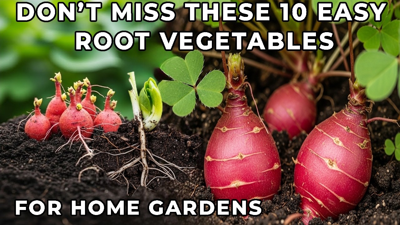 Don’t Miss These 10 Easy Root Vegetables for Home Gardens