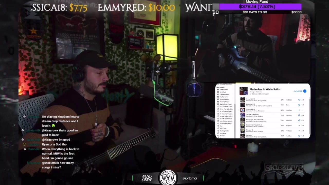 Ryan plays Unstoppable- Motionless In White