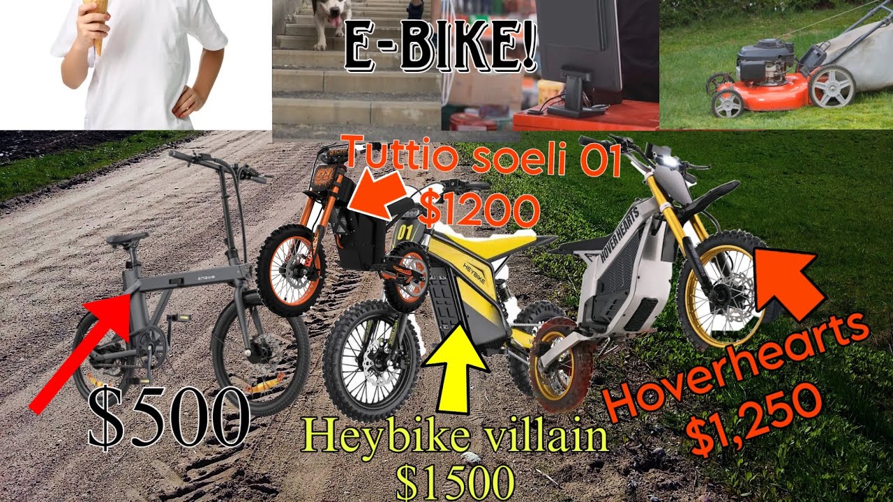 Saving up for a e-bike tutorial. (HEAVILY INSPIRED BY ANOTHER CREATOR)