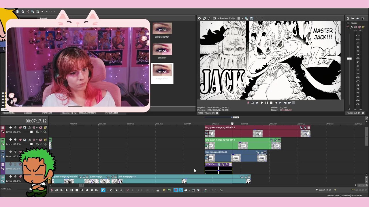 Strawhat First Mate Editing Stream 7 [One Piece] - MelonTeee