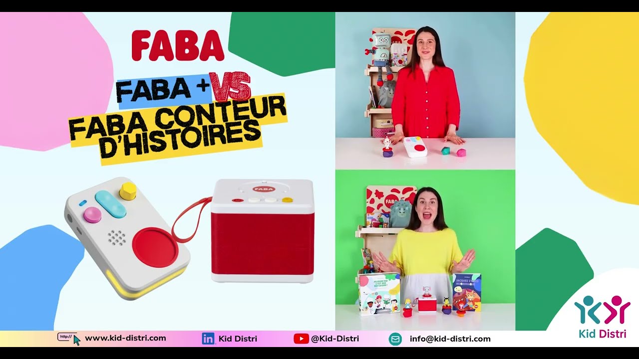 FABA+ & FABA conteur d'histoires : quelles différences ? / ®Kid Distri