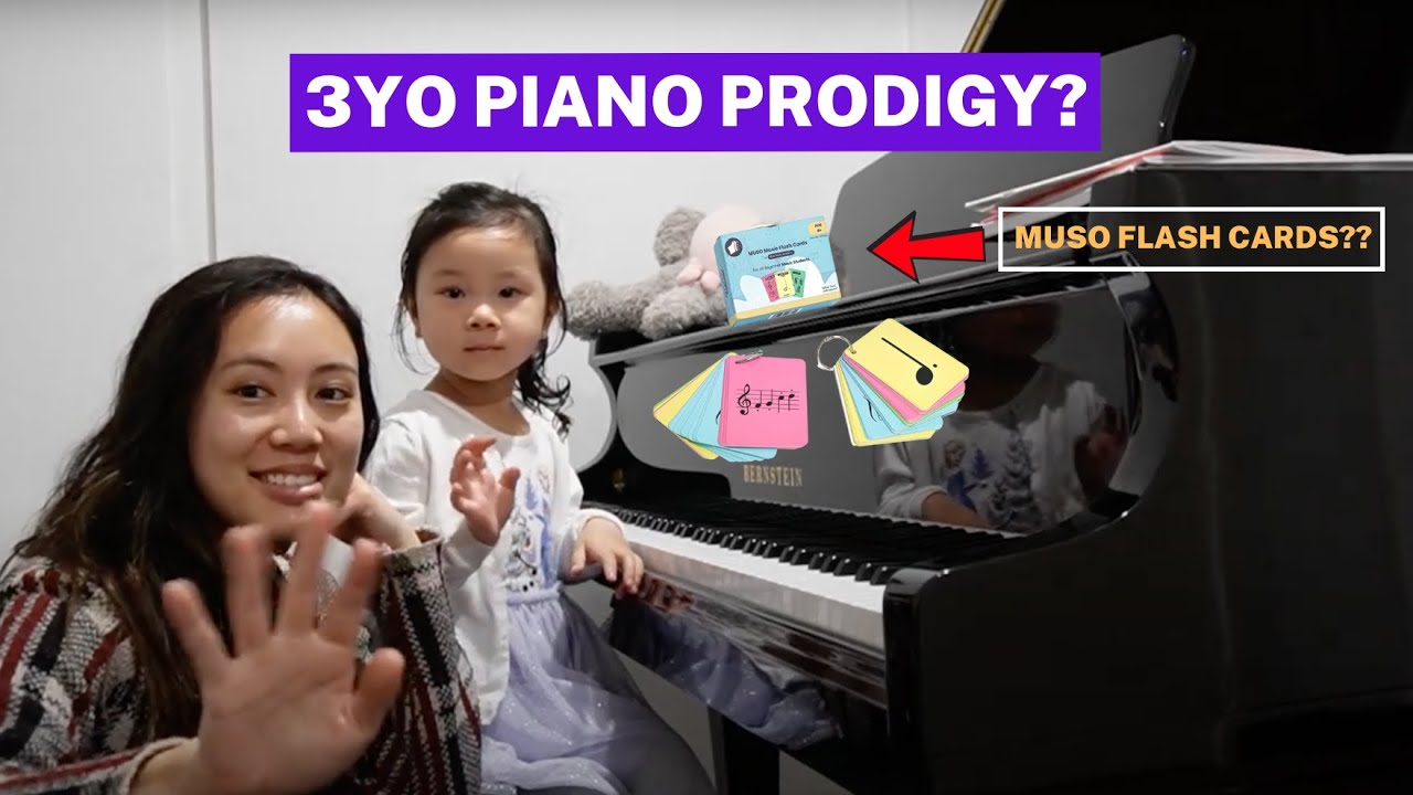 Prodigy? Teaching cute shy 3/4yo Ruby piano ft. Isabelle Ng (30 mins, no edits) (fast learner)