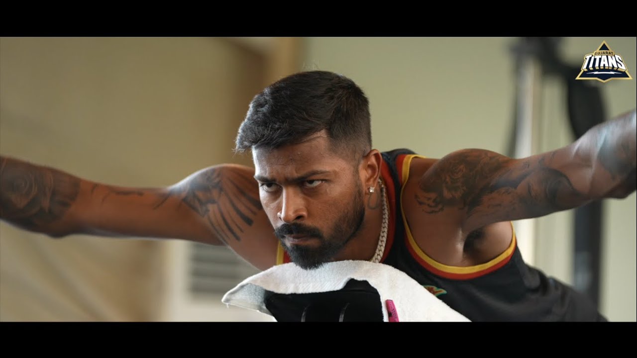 Тренировка в спортзале Хардика Пандьи | Gujarat Titans