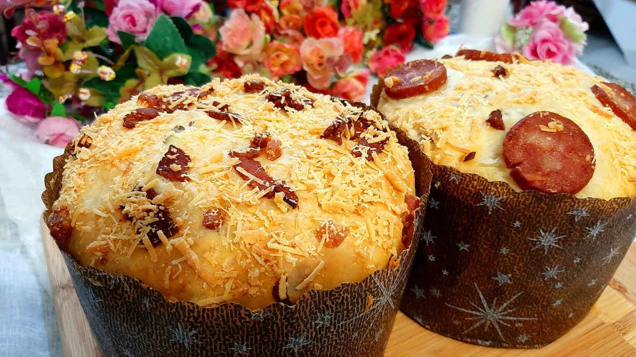 PANETONE SALGADO! DE LIQUIDIFICADOR, COM DUAS OPÇÕES DE RECHEIO! FOFINHO E DELICIOSO...