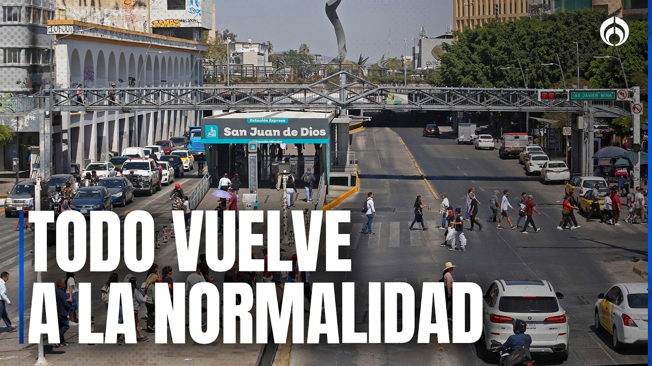 Guadalajara retoma la normalidad tras deceso de 'El Mencho'