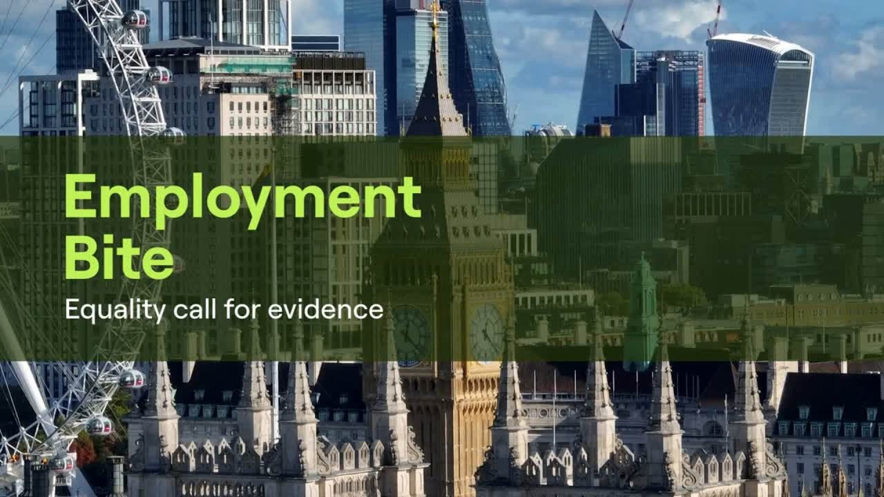 Employment Bite | Equality call for evidence