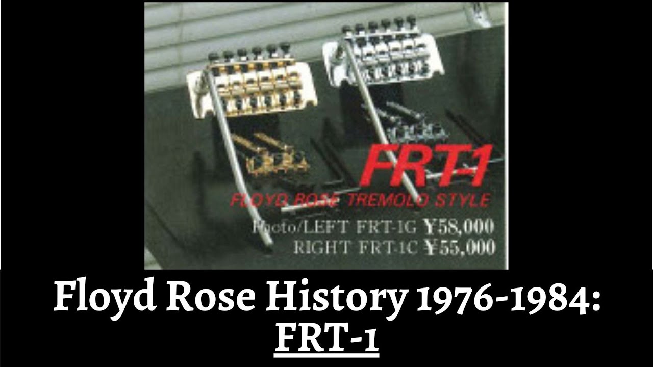 FRT-1 (First production model):  Floyd Rose History - 1981