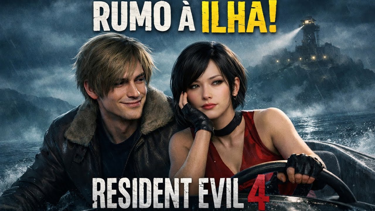 Leon & Ada RUMO À ILHA 🌫️ | O Começo da Parte MAIS SOMBRIA – Resident Evil 4 Remake