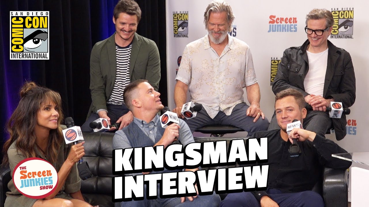 Kingsman 2 Cast Spills Secrets - LIVE in Studio (SDCC 2017)