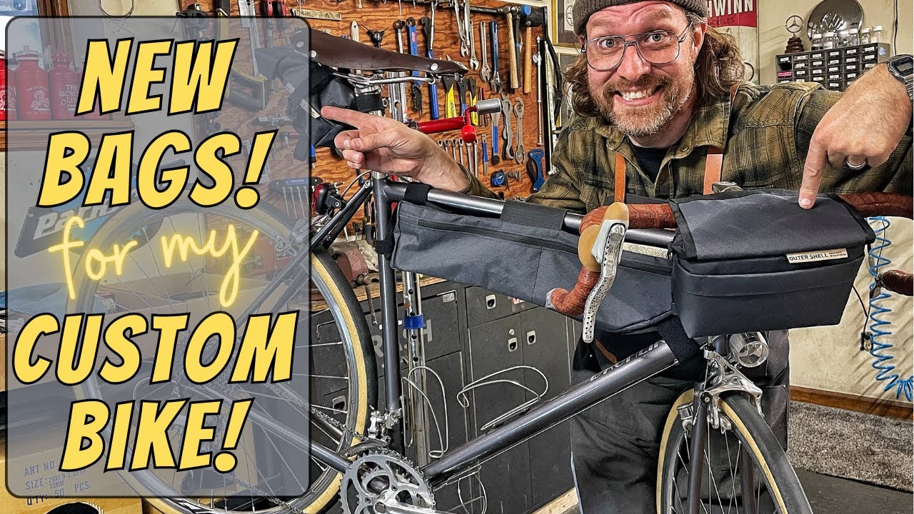 My Custom ELLIS Strada!  BIKE CHECK! and Outer Shell bags -  A HANDMADE frenzy! Deep dive bike flex!
