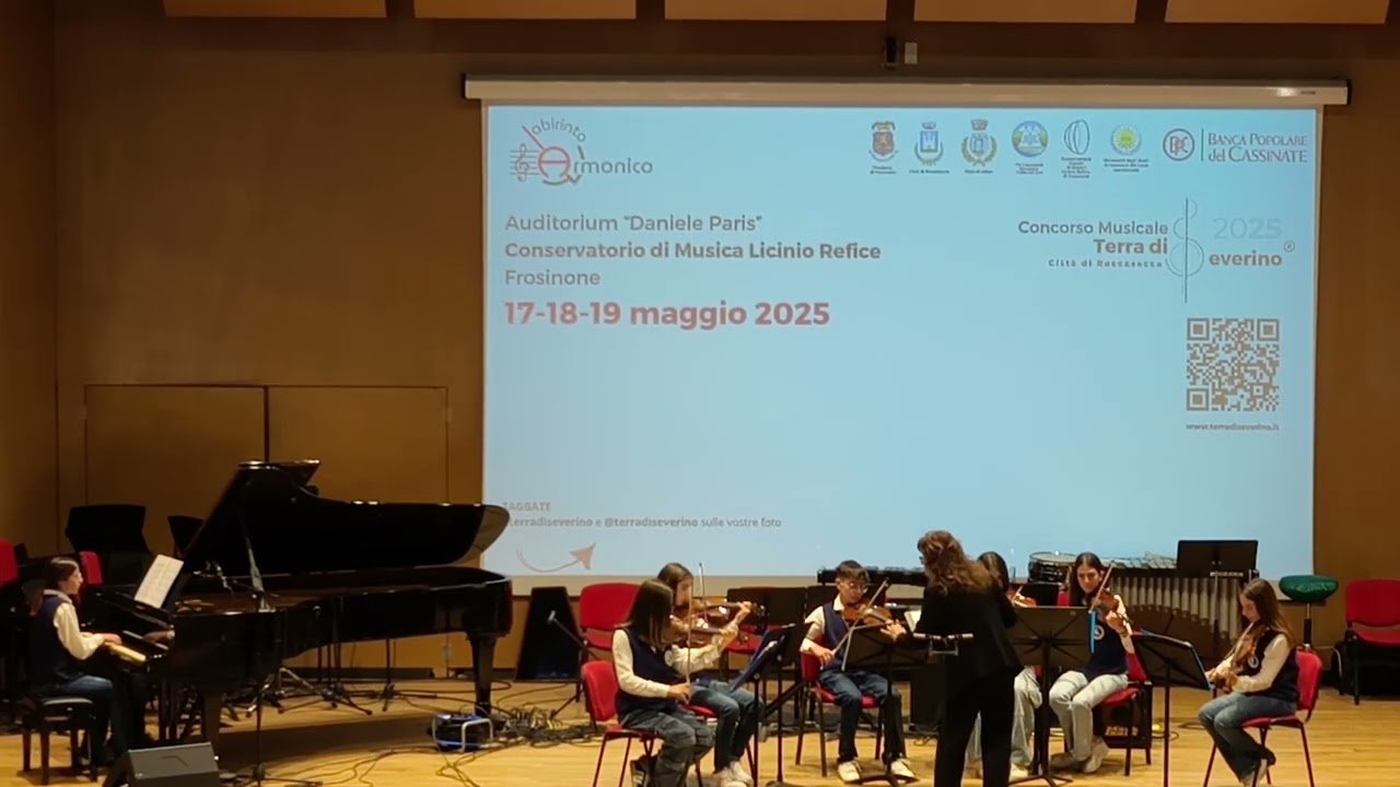 Sarabanda di D. Šostakovič. Ensemble violini e pianoforte. Terzo premio  Concorso Terra di Severino
