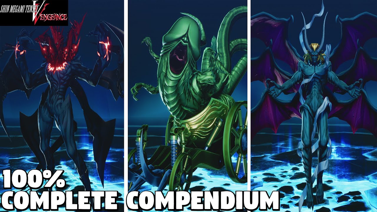 Shin Megami Tensei 5 Vengeance - 100% COMPLETE compendium