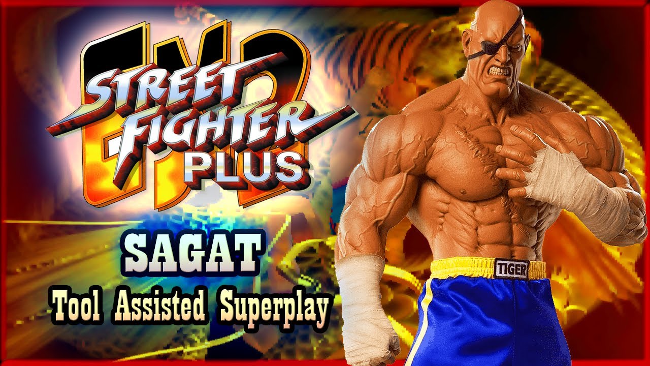 【TAS】STREET FIGHTER EX2 PLUS (PSX \ 1999) - SAGAT