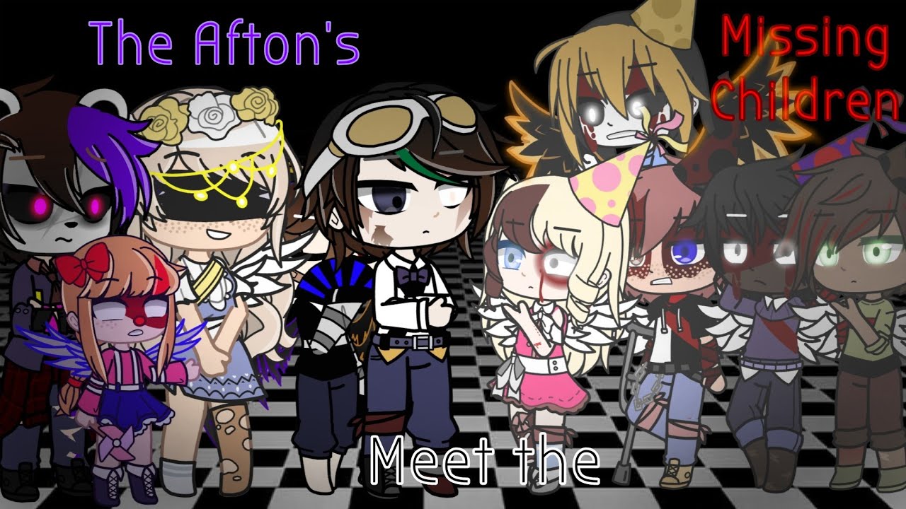 The Afton's Meet The Missing Children // FNaF Afton Family // AU