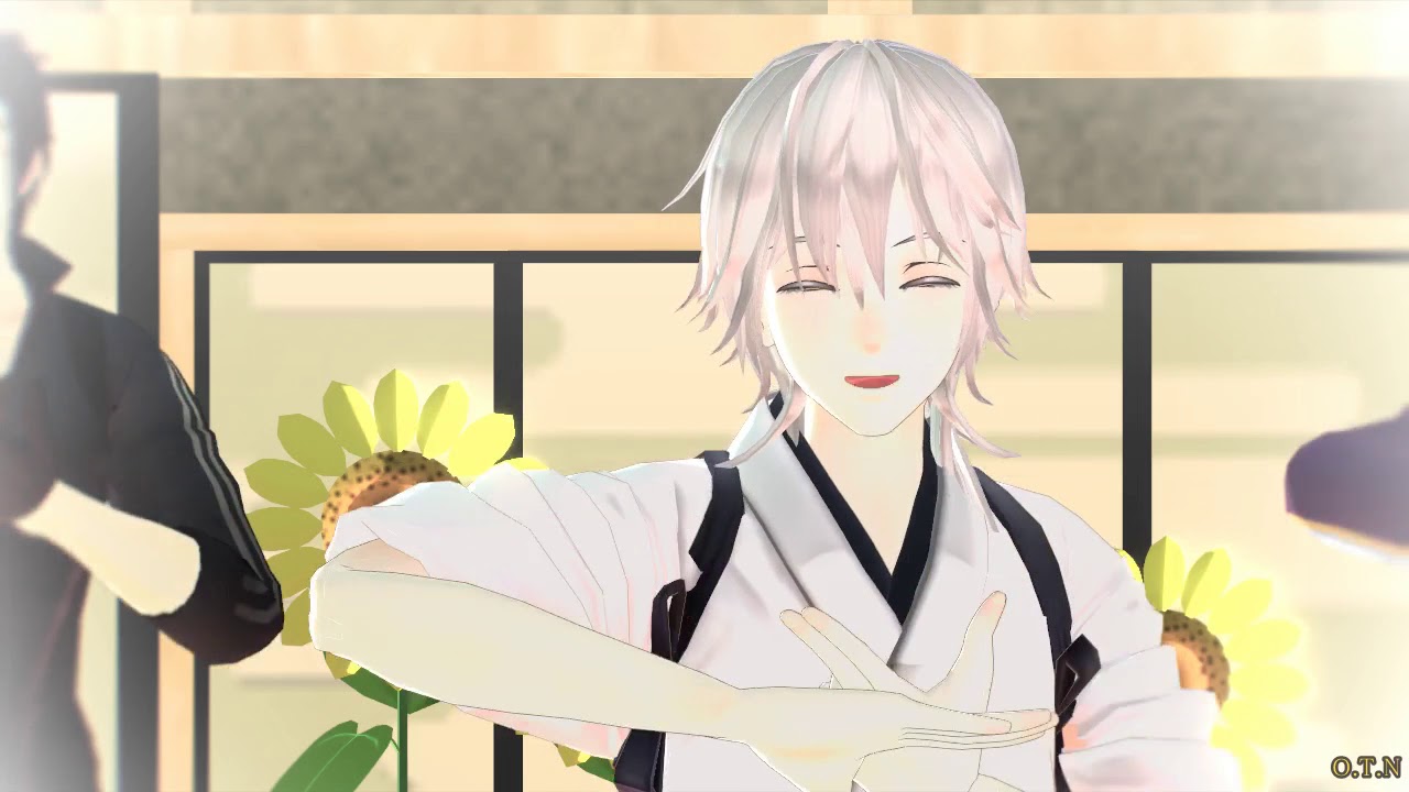 【MMD刀剣乱舞】ギガンティックO.T.N【鶴丸国永(&おだて３振)】