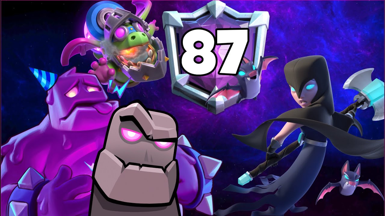 Top Ladder with Double Golem Deck.!