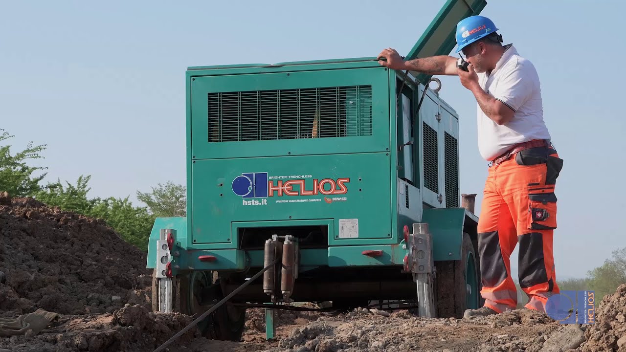 Riabilitazione di condotta idrica IRETI sita in località Podenzano (PC) con tecnologia Slip Lining