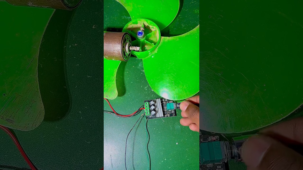 How to works 775 Dc motor fan