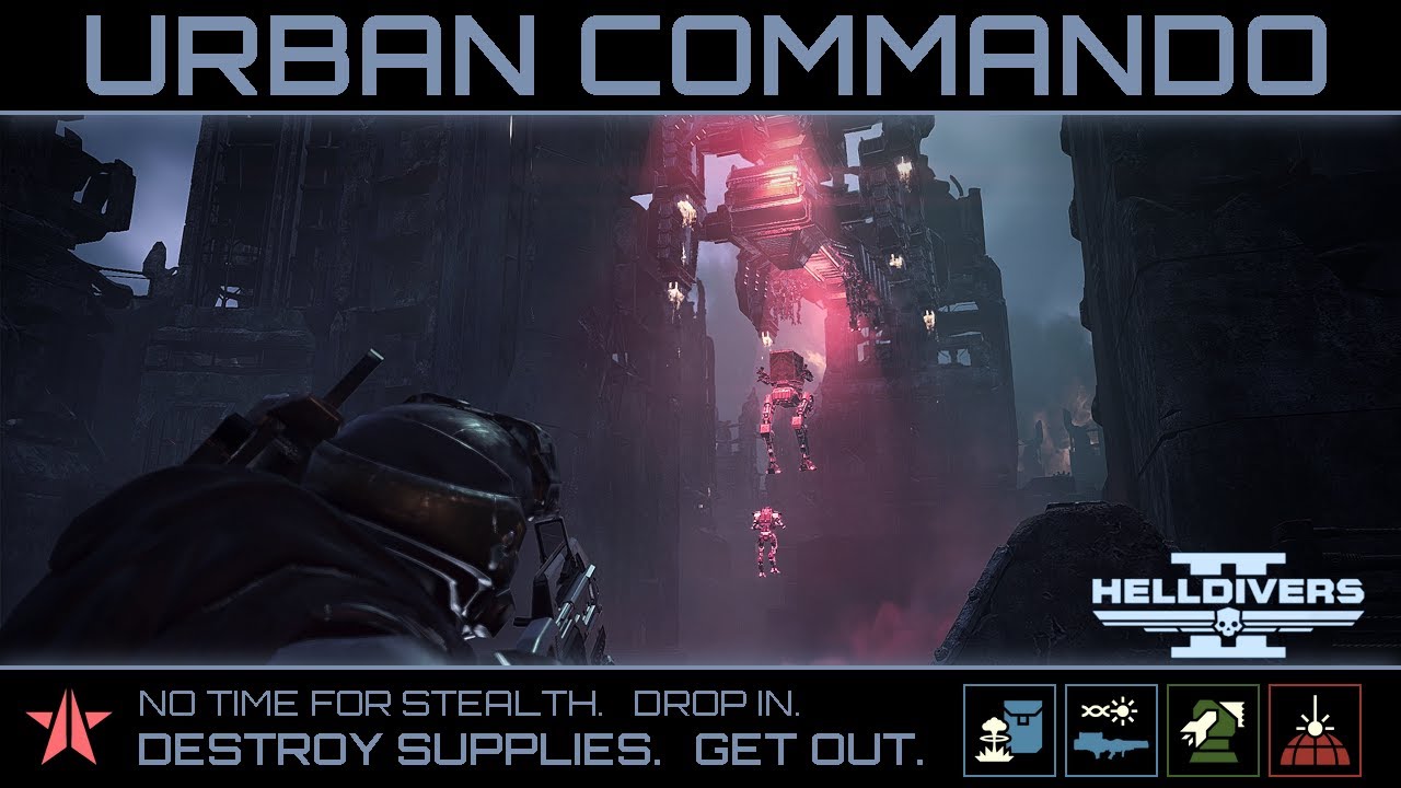 Helldivers 2 – Solo Automatons | Urban Commando destroys Supply Caches | Full Clear Super Helldive