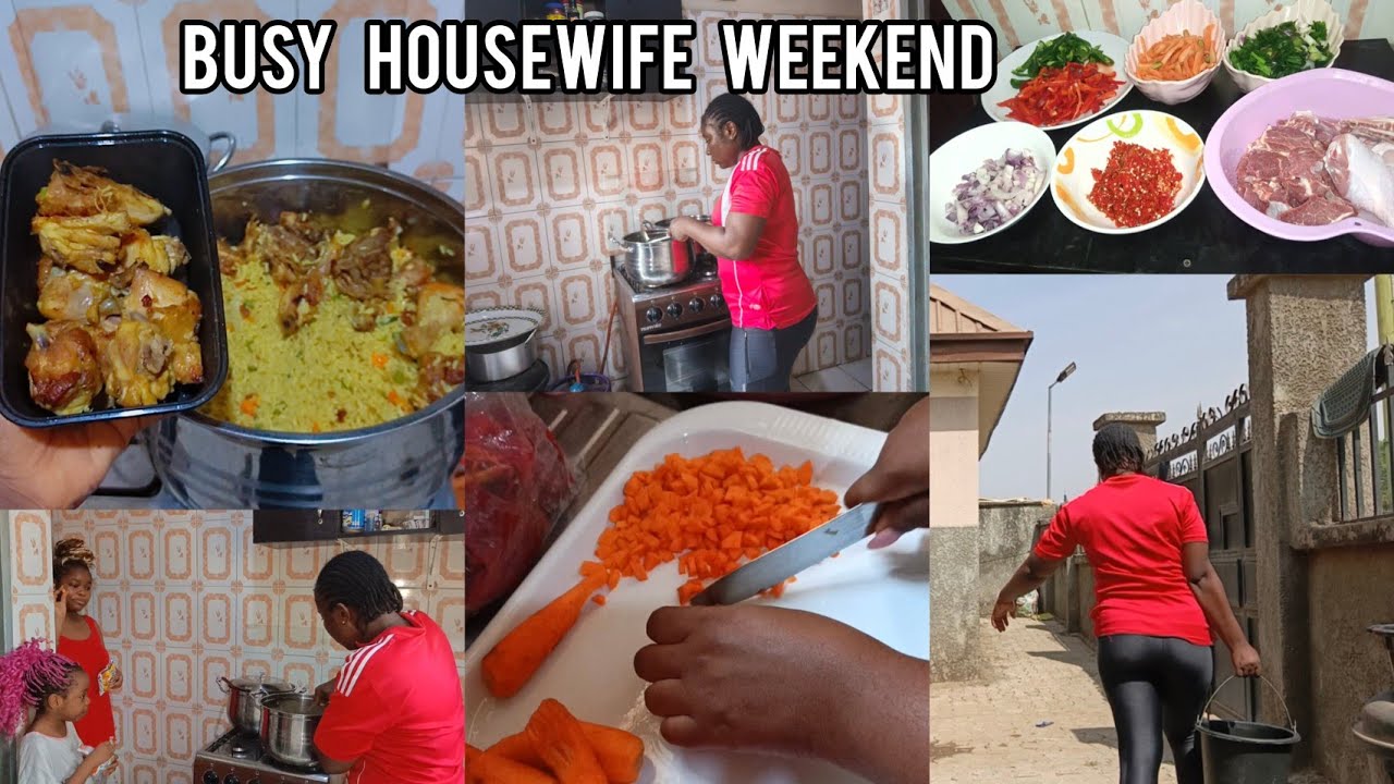  Busy & Realistic Weekend in the Life of a Nigerian Housewife | First-Time Mom |Cooking | Visitors