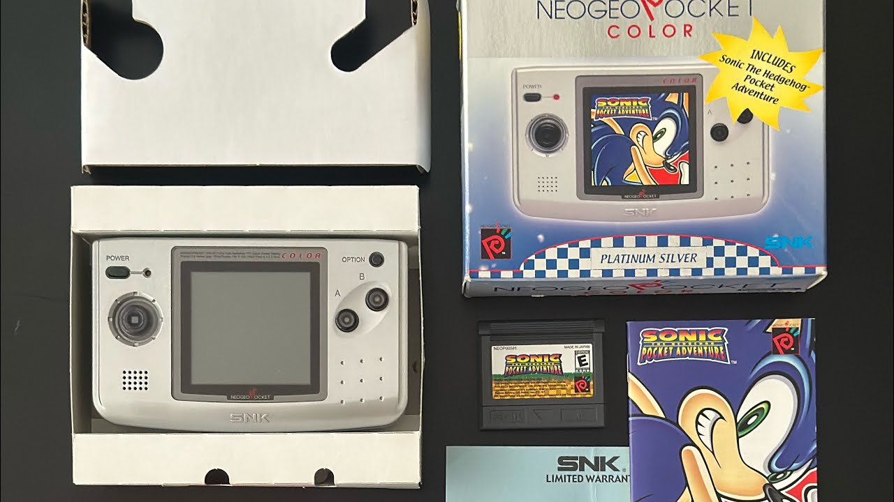 Neo Geo Pocket Color (Platinum Silver)