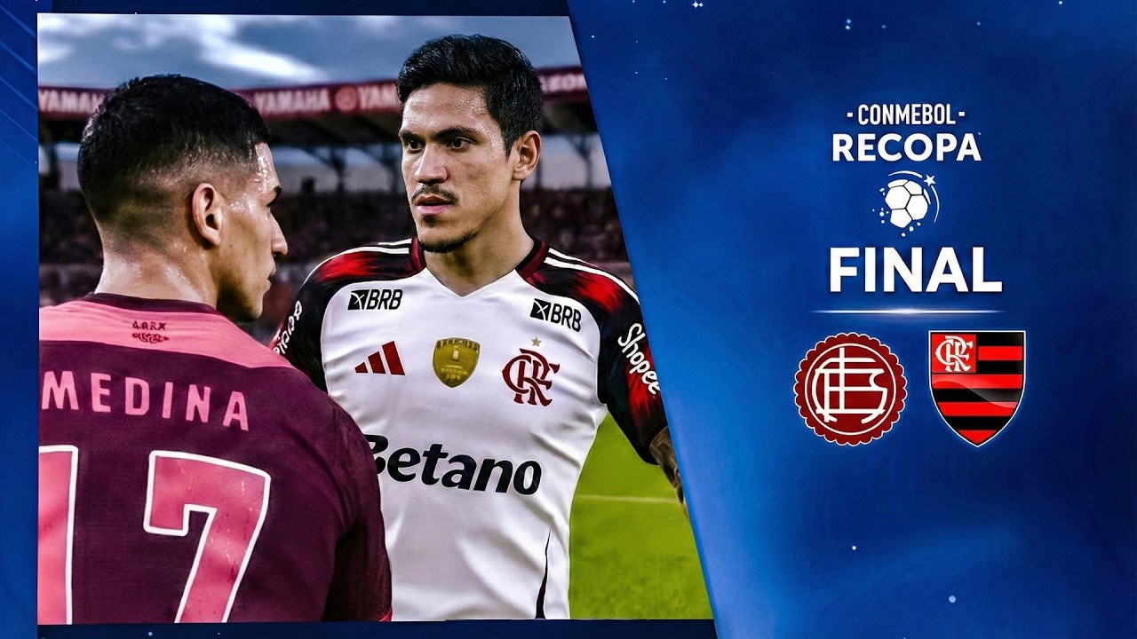 LANÚS X FLAMENGO (19/02) | FINAL RECOPA 2026 | ULTRA REALISTA 4K