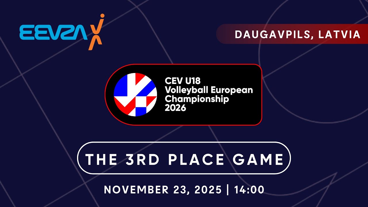 LIVE | FINALS - 3rd place - CEV U18 Men Volleyball ECH Qualifiers 2026 | 1st round