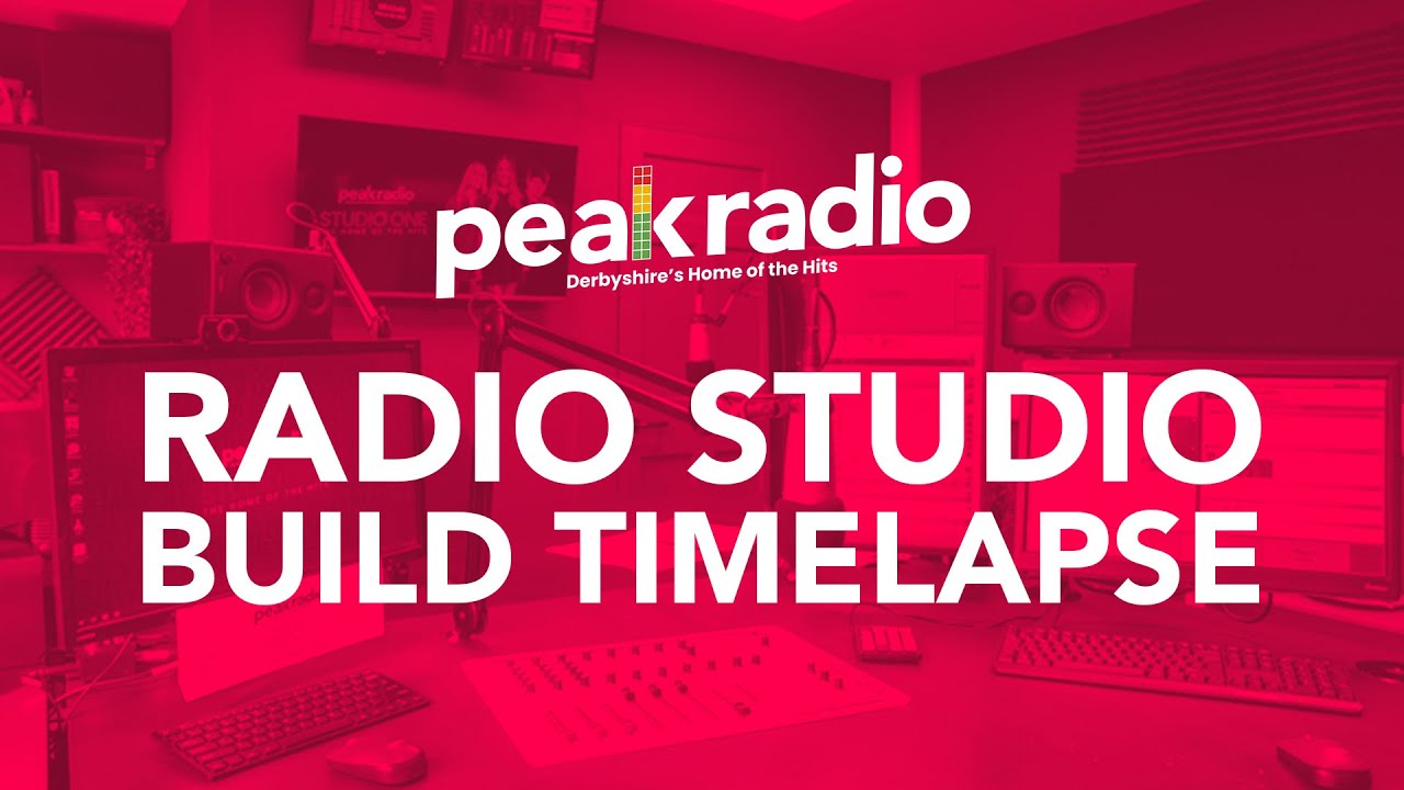 Peak Radio Studio Build  - Late 2021 (Derbyshire)