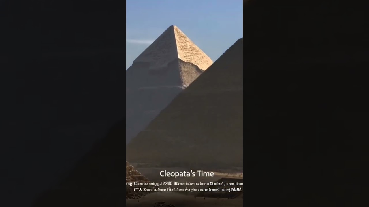Cleopatra's Time #pyramid #lifeisbutadream #ancient