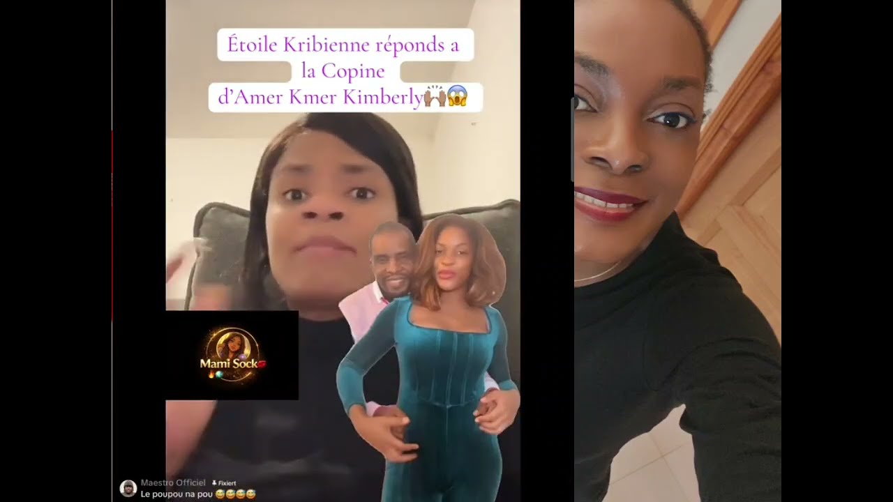 Etoile kribienne répond a Kim la copine de Amer kmer allons seulement 
