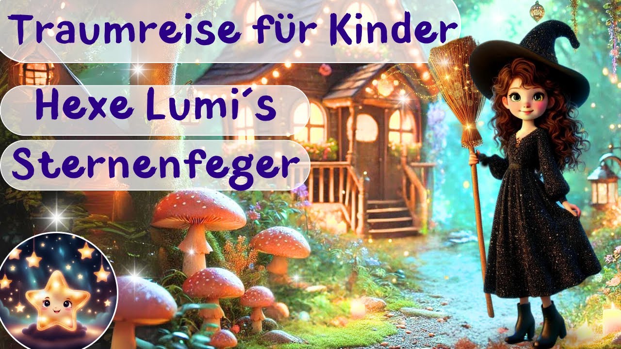Traumreise f&uuml;r Kinder zum Einschlafen &ndash; Hexe Lumi und ihr Sternenfeger | Einschlaf Fantasiereise