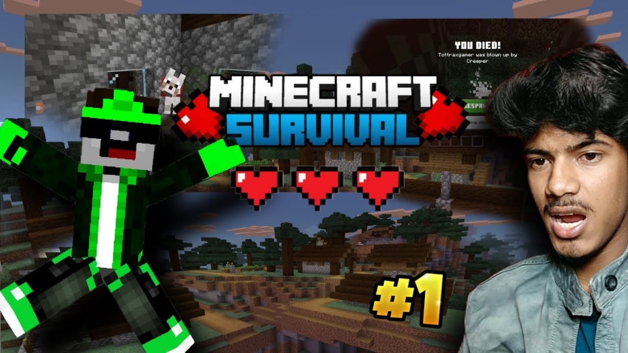 Mincraft survival series part 1 😱 subscribe 