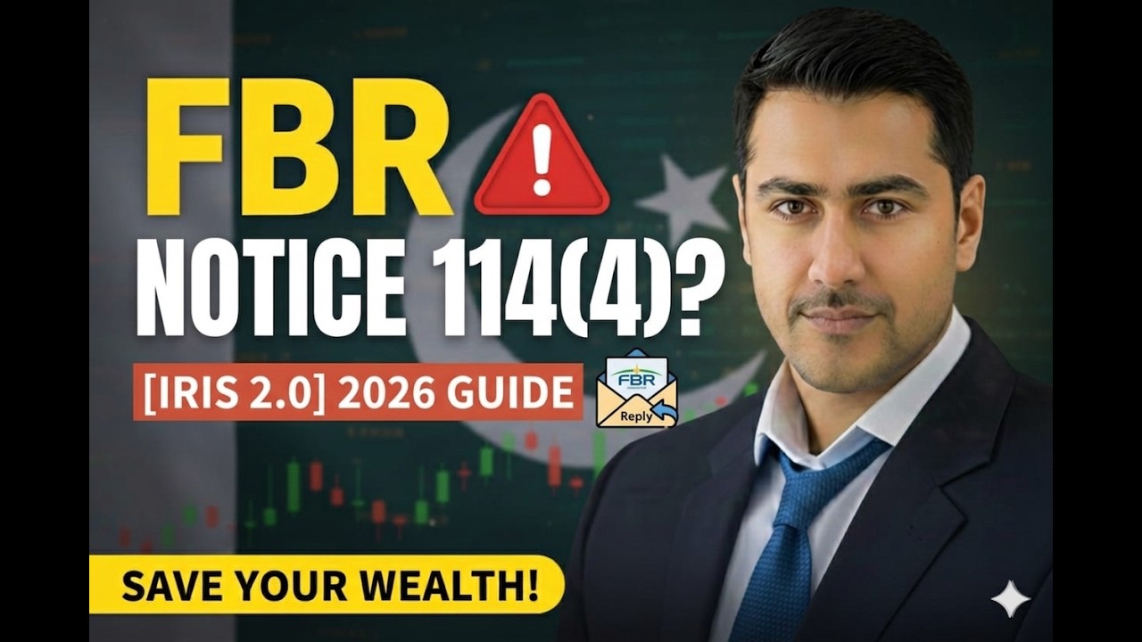 How to Reply to FBR Notice 114(4) in 2026 | Step-by-Step Guide [IRIS 2.0]