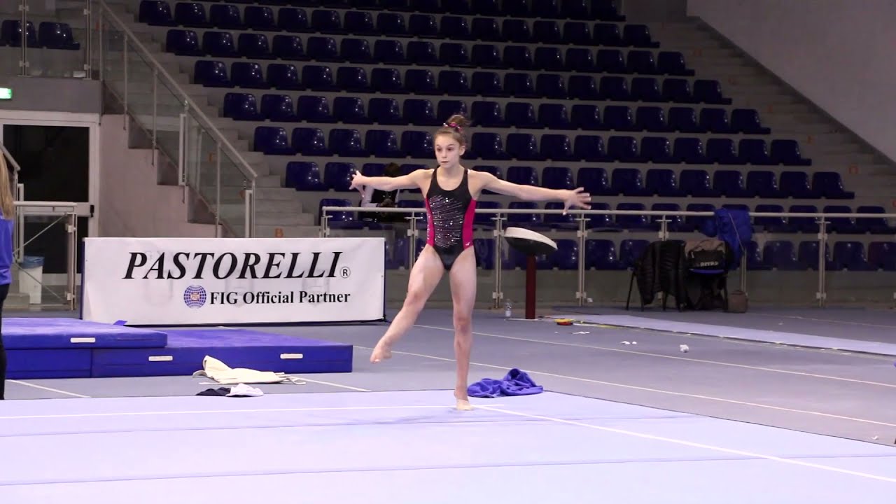 Grace McCallum (USA) Full Floor Routine, Training Day 2 - 2018 City of Jesolo Trophy