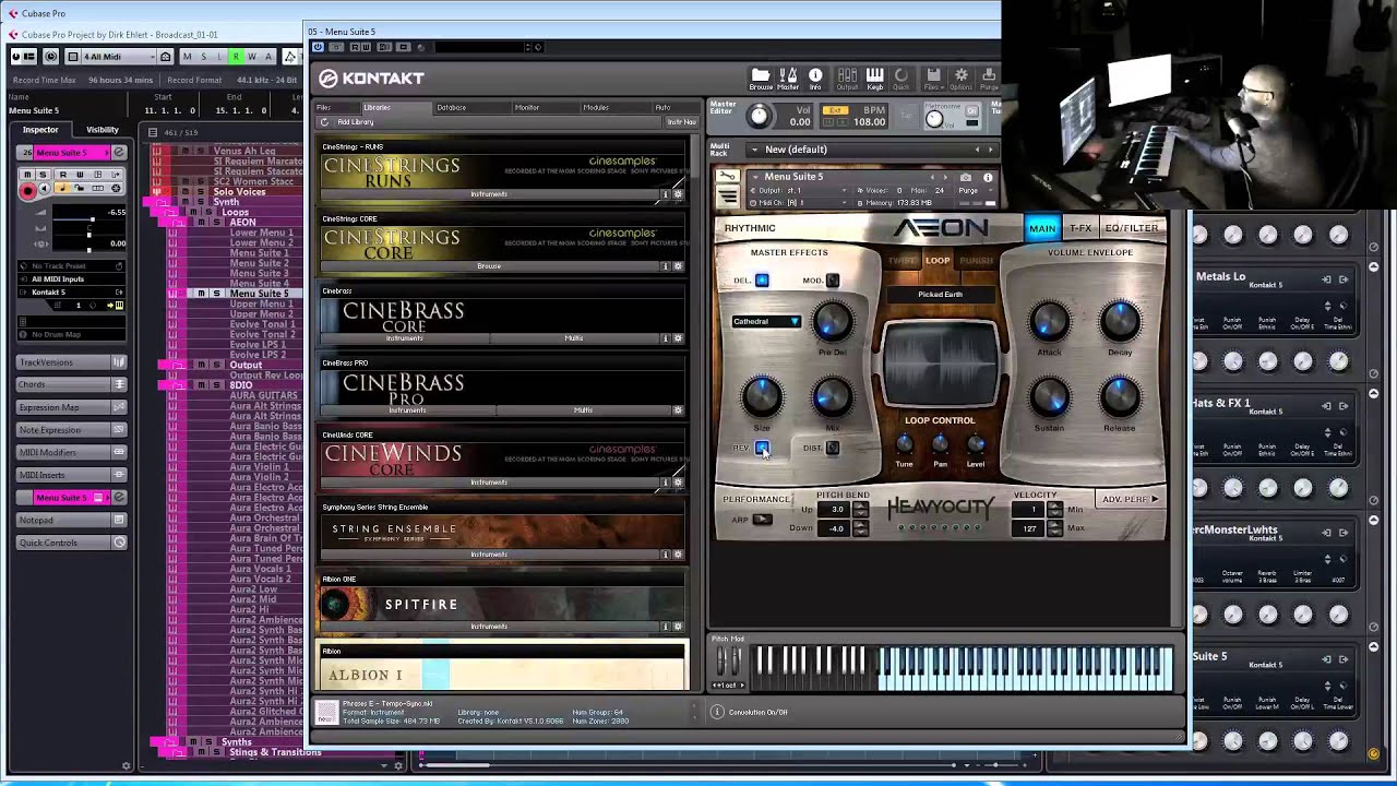 Composing with Virtual Instruments - Light Tension Underscore