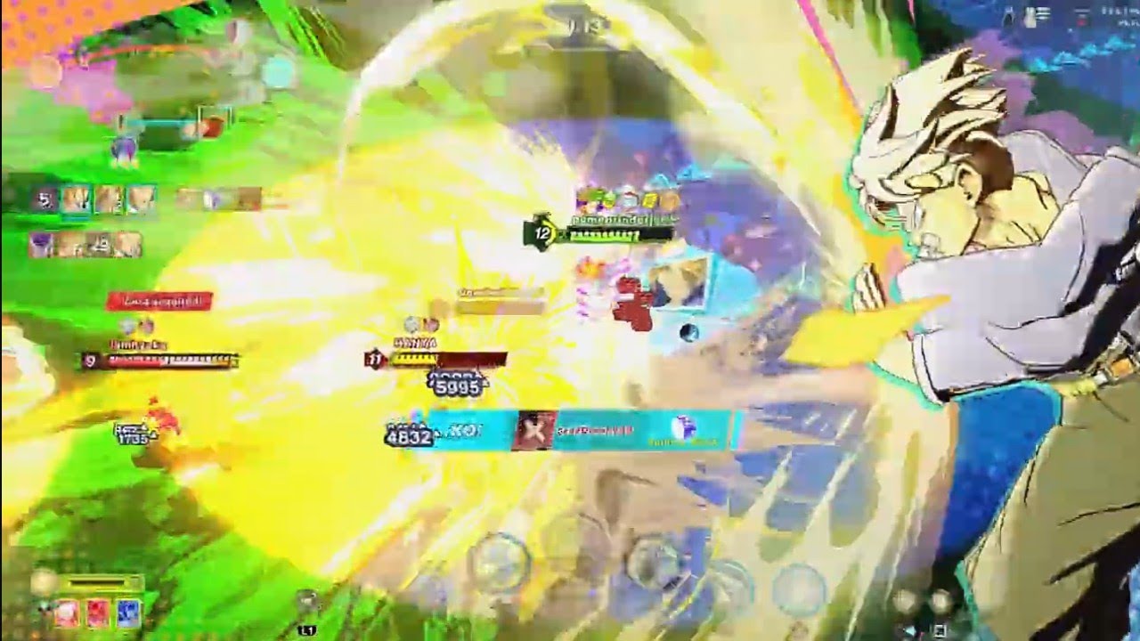 Trunks was broken in the DragonBall Gekishin Squadra Beta