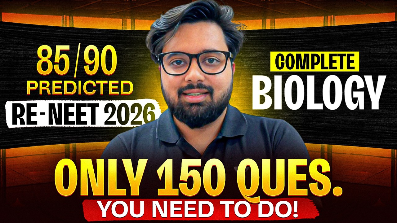 Before RE-NEET 2026, Do This Once. That's It.