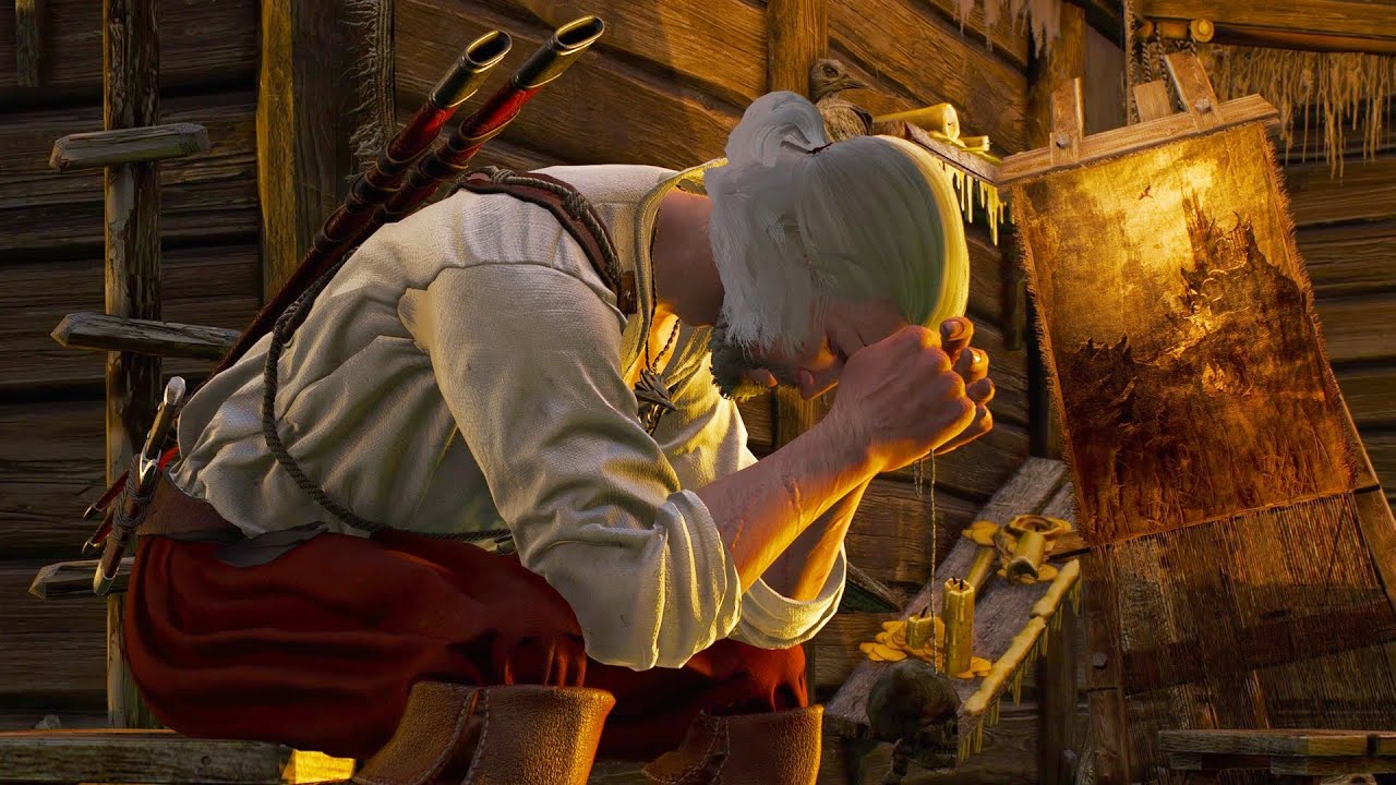 This makes much more sense after The Witcher 4 trailer...